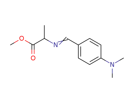 Molecular Structure of 912290-10-9 (methyl N-p-dimethylaminobenzylidenealaninate)