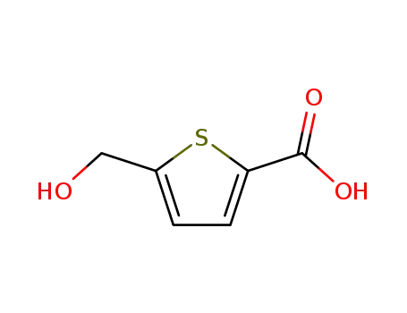 Molecular Structure of 14282-64-5 (5-Hydroxymethyl-2-thiophene carbocylic acid)