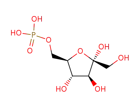 Molecular Structure of 41452-28-2 (α-D-fructofuranose 6-phosphate)