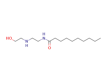 Molecular Structure of 56760-63-5 (N-[2-[(2-hydroxyethyl)amino]ethyl]decan-1-amide)