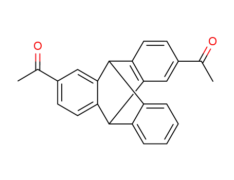 Molecular Structure of 140245-70-1 (2,6-diacetyltriptycene)