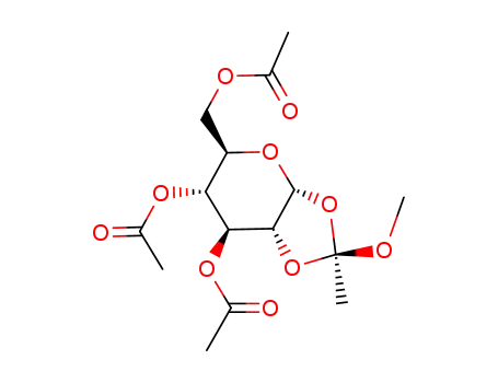 .alpha.-D-Glucopyranose, 1,2-O-(1S)-1-methoxyethylidene-, triacetate