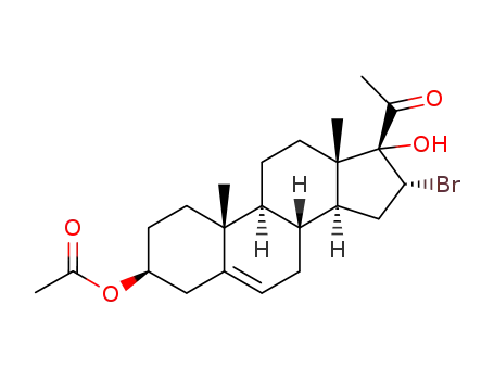 Molecular Structure of 117773-23-6 (bromohydrin acetate)