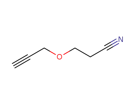 Molecular Structure of 1904-22-9 (3-(PROP-2-YNYLOXY)PROPANENITRILE)