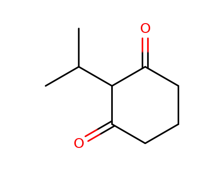 Molecular Structure of 3401-01-2 (2-Isopropyl-1,3-cyclohexanedione)