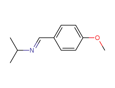 Molecular Structure of 13033-52-8 (N-(2-propyl)-4-methoxybenzylideneamine)