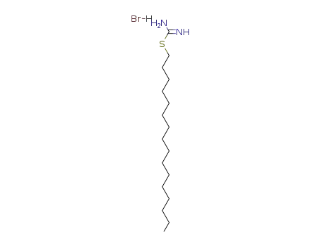 Molecular Structure of 16914-92-4 (hexadecyl carbamimidothioate hydrobromide (1:1))