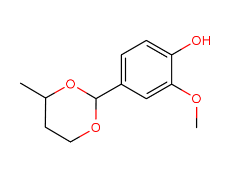 2-methoxy-4-(4-methyl-1,3-dioxan-2-yl)phenol