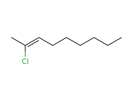 Molecular Structure of 27370-93-0 (2-Nonene, 2-chloro-, (2Z)-)