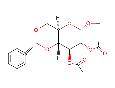Methyl 2,3-di-O-acetyl-4,6-O-benzylidene-a-D-mannopyranoside