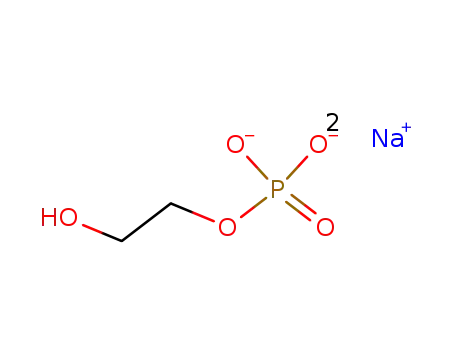 Molecular Structure of 5784-98-5 (1,2-Ethanediol, mono(dihydrogen phosphate), monosodium salt)