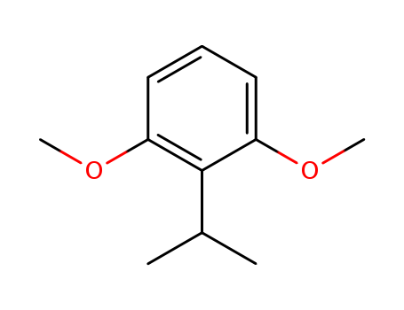 Molecular Structure of 16700-61-1 (Benzene, 1,3-dimethoxy-2-(1-methylethyl)-)