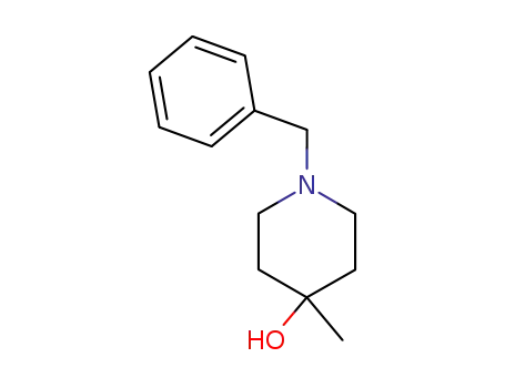 Molecular Structure of 3970-66-9 (1-BENZYL-4-METHYLPIPERIDIN-4-OL)
