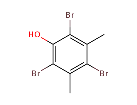 Molecular Structure of 56759-60-5 (2,4,6-tribromo-3,5-dimethylphenol)