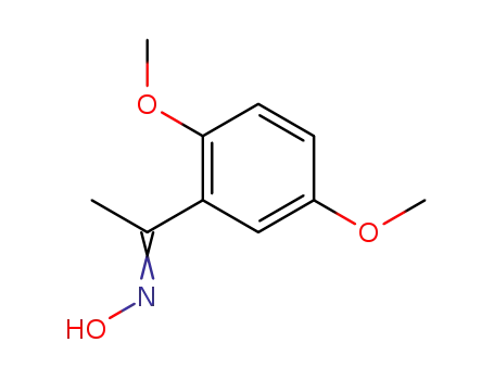 Molecular Structure of 23997-82-2 (2,5-dimethoxyphenyl methyl ketone oxime)