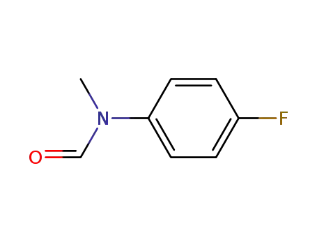 Molecular Structure of 142212-08-6 (Formamide,N-(4-fluorophenyl)-N-methyl-(9CI))