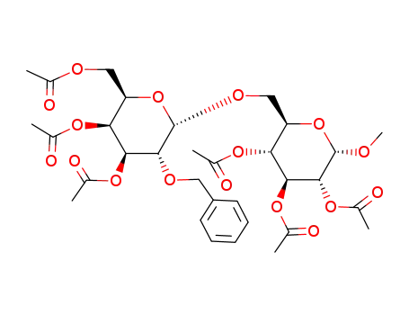 methyl 2,3,4-tri-O-acetyl-6-O-(3,4,6-tri-O-acetyl-2-O-benzyl-α-D-galactopyranosyl)-α-D-glucopyranoside