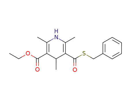 5-Benzylsulfanylcarbonyl-2,4,6-trimethyl-1,4-dihydro-pyridine-3-carboxylic acid ethyl ester