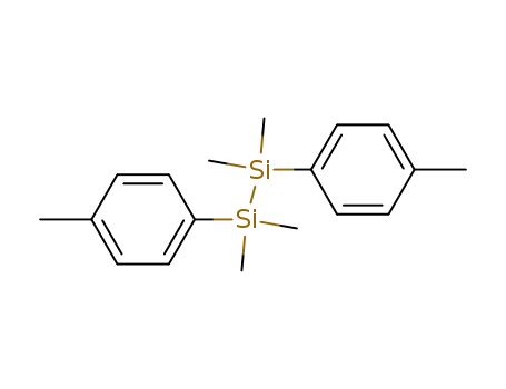 Molecular Structure of 5971-96-0 (Disilane, 1,1,2,2-tetramethyl-1,2-bis(4-methylphenyl)-)
