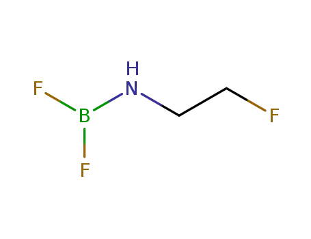 N-<β-Fluor-ethyl>-B,B-difluor-borazan