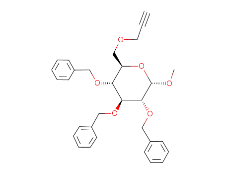 methyl 2,3,4-tri-O-benzyl-6-O-(prop-2-ynyl)-α-D-glucopyranoside