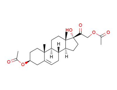 17α-hydroxy-3β,21-diacetoxy-5-pregnen-20-one