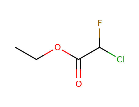 Molecular Structure of 401-56-9 (ETHYL CHLOROFLUOROACETATE)