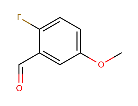 Molecular Structure of 105728-90-3 (2-FLUORO-5-METHOXYBENZALDEHYDE)