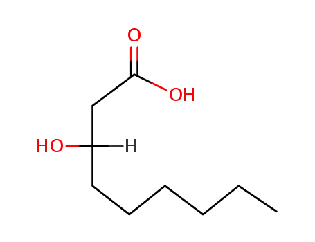 Molecular Structure of 40165-87-5 (3-HYDROXYNONANOIC ACID)