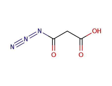 Molecular Structure of 857802-77-8 (malonic acid-monoazide)