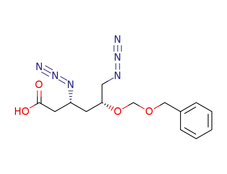 (3R,5R)-3,6-Diazido-5-benzyloxymethoxy-hexanoic acid