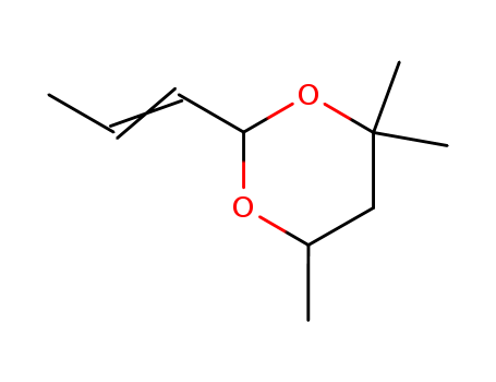 1,3-Dioxane,4,4,6-trimethyl-2-(1-propen-1-yl)-