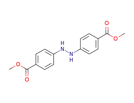 Molecular Structure of 1227297-30-4 (dimethyl hydrazobenzene-4,4'-dicarboxylate)