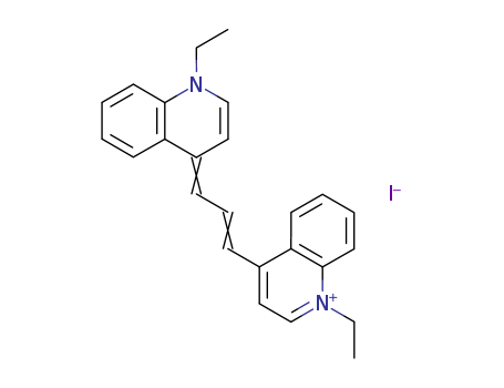 Quinolinium,1-ethyl-4-[3-(1-ethyl-4(1H)-quinolinylidene)-1-propen-1-yl]-, iodide (1:1) cas  4727-50-8
