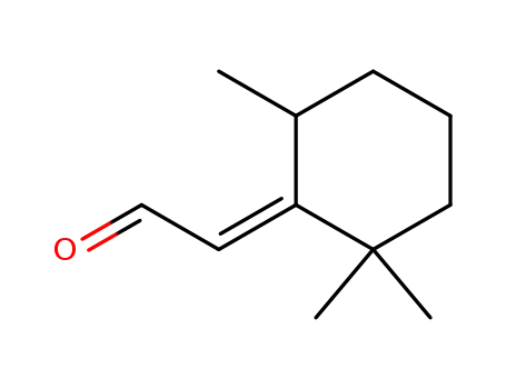 Molecular Structure of 100513-69-7 (α-(2,6,6-Trimethyl-1-cyclohexenyl)acetaldehyd)