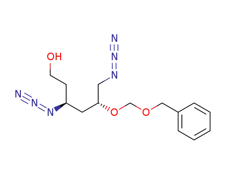 (3S,5R)-3,6-Diazido-5-benzyloxymethoxy-hexan-1-ol