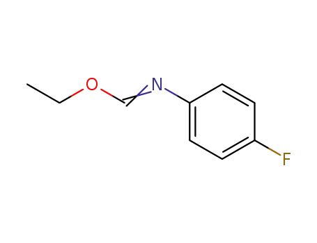 Molecular Structure of 59332-77-3 (Methanimidic acid, N-(4-fluorophenyl)-, ethyl ester)