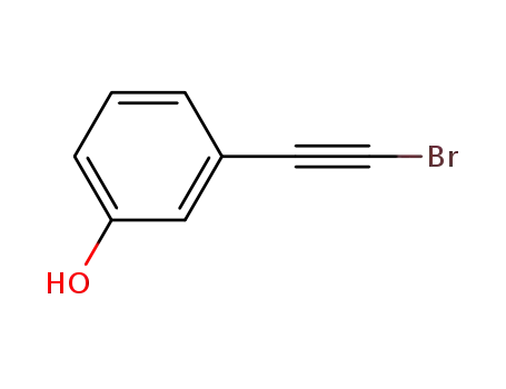 Molecular Structure of 1370031-23-4 (3-(bromoethynyl)phenol)