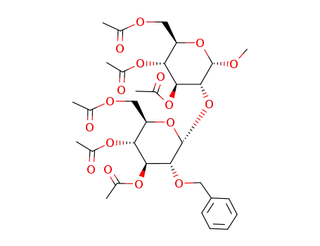 methyl 3,4,6-tri-O-acetyl-2-O-(3,4,6-tri-O-acetyl-2-O-benzyl-α-D-glucopyranosyl)-α-D-glucopyranoside