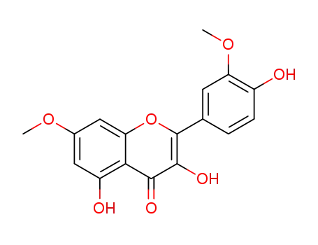 Molecular Structure of 552-54-5 (3,7-DIMETHOXY-3',4',5-TRIHYDROXYFLAVONE)