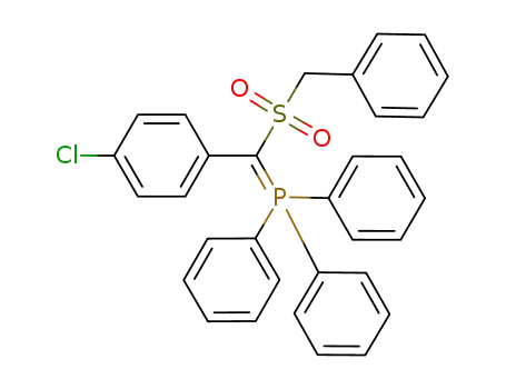 Phosphorane,
[(4-chlorophenyl)[(phenylmethyl)sulfonyl]methylene]triphenyl-