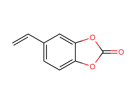 Molecular Structure of 124889-68-5 (5-vinyl-benzo[1,3]dioxol-2-one)
