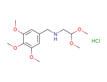 N-(2,2-dimethoxyethyl)-3,4,5-trimethoxybenzylamine hydrochloride