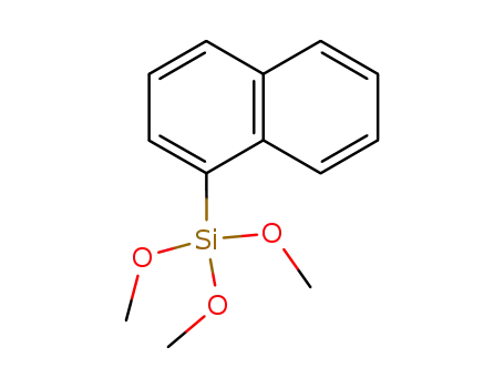 Molecular Structure of 18052-76-1 (1-NAPHTHYLTRIMETHOXYSILANE)