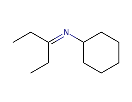 Cyclohexanamine, N-(1-ethylpropylidene)-