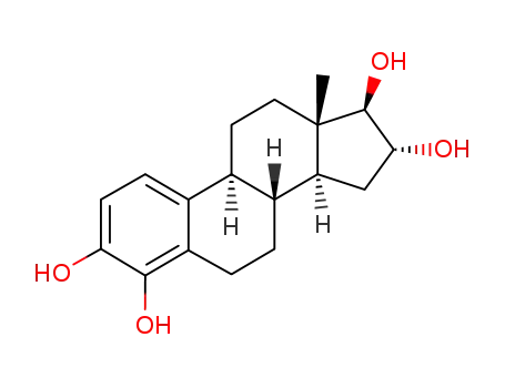 Molecular Structure of 60021-32-1 (4-hydroxyestriol)