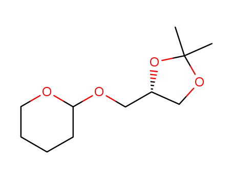 Molecular Structure of 905557-69-9 (2-((S)-2,2-Dimethyl-[1,3]dioxolan-4-ylmethoxy)-tetrahydro-pyran)