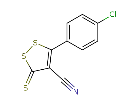 5-(4-chlorophenyl)-4-cyano-1,2-dithiol-3-thione