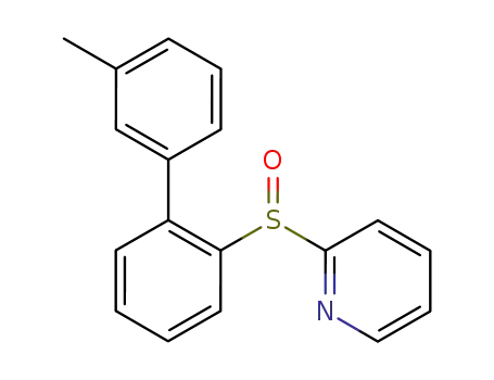 2-[(3'-methylbiphenyl-2-yl)sulfinyl]pyridine