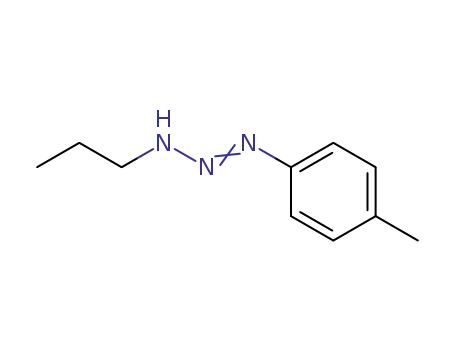 Molecular Structure of 50707-43-2 (1-N-PROPYL-3-P-TOLYLTRIAZENE)